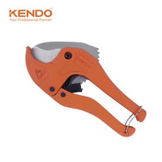 KENDO PVC파이프 컷터 엑셀 호스 가위 라쳇형 절단기, PVC캇타 50312, 1개