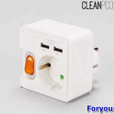 ForU 일신 이제로 1구 USB 충전콘센트 콘센트 멀티탭 유치원용품 충전 어린이집용품