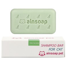 ainsoap 貓咪專用洗澡香皂, 90克, 1個