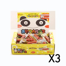 일본 육포 어린이 간식 오야쯔 50개입 3개세트 카르파스 카루파스, 3개