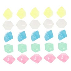 마름모꼴 야광 자갈 대리석 장식 대형 흰색 정원 돌 연못 꽃병 어항 식물 풍경 400개2, 1, 1개