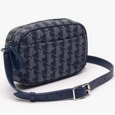 LACOSTE DAILY LIFESTYLE MONOGRAM SLIM CROSSOVER BAG NF4354DG Mono marine lapland M83