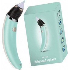 AceInk Baby 비강 흡인기 2 가지 크기의 코 끝과 5 단계의 흡입력이있는 전기 코 클리너 신생아 및 유아를위한 안전한 위생 :, 단일옵션