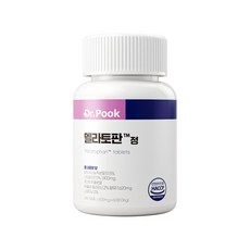 닥터푹 멜라토판 정 식물성 멜라토닌 함유 L-트립토판 테아닌 타트체리, 2개, 60정