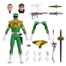 Super7 Mighty Morphin 파워 레인저 그린 - ULTIMATES! 17.8cm(7인치) 스케일 액션 피규어