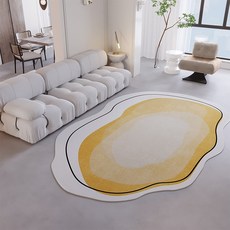 대형라탄타원형러그