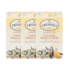 Camomile Honey & Vanilla 허브티 카모마일 허니 바닐라 카페인 프리 디카페인 20티백 Twinings 트와이닝, 32g, 20개입, 3개