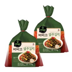 비비고 열무김치 1.5kg, 2개