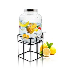 쥬스디스펜서 썸머쿨링 물병 장보고주방, 4L, 1개
