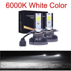 LED 자동차 헤드라이트 전구 H7 12000LM 80W 미니 H1 H4 H8 H9 H11 헤드램프 키트 9005 HB3 9006 HB4 자동 안개등 60, 6000K