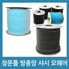 모헤어 샷시모헤어 창문바람막이 창틀 틈막이 방풍재 - 하이샤시 모헤어 604 회색 - 12mm, 1개