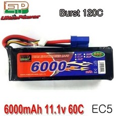 RC카 EP 6000mAh 11.1V 60C-120C LIPO/ EC5 콤보 - xrp-4210b4