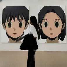 아오키지 옥승철 팝아트 에니메이션 포스터 그림 50cm, A-13 50x60 블랙프레임(두께 3cm)