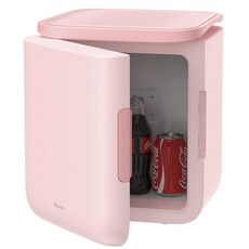 베이스어스 이글루 미니냉장고 6L, CRBX02(Pink)
