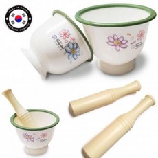 [미르]국산 무공해재질 절구통 방망이 전통의 다지기