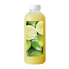 JUICE PRESSED 프리미엄 HPP 100% 과육이 살아있는 라임 주스 라임즙, 1개, 1L