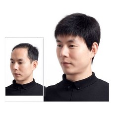 중년남성짧은머리가발