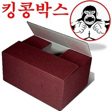 택배 강하고 아름다운 킹콩박스 410x310x210 와인색 1묶음 50장 국산 소모품:YESUNIM HAMGE + 안경닦이아빠 10201322065