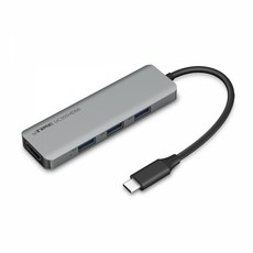 ipTIME USB허브 UC305HDMI, 그레이