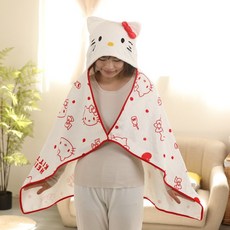 헬로키티후드담요