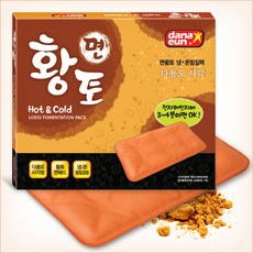 다나은 찜질팩 면황토 사각, 1개