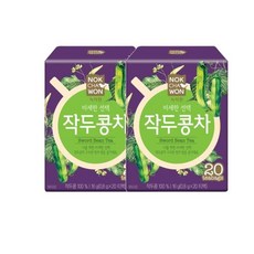 NOKCHAONE [녹차원] 작두콩차 20티백X2개 [깊은맛 풍미가득한] [회사 손님맞이 선물용], 3셋트