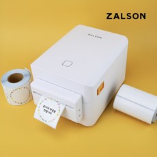 잘쓴 라벨프린터 택배 송장 프린터 블루투스 바코드 라벨 스티커기 스티커 라벨기, 1개, 잘쓴 라벨프린터 ZP401