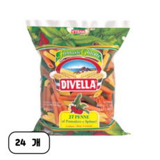 디벨라 삼색 펜네 파스타, 500g, 24개