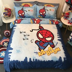 스파이더맨침대시트커버