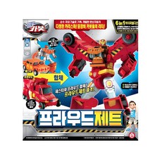 헬로카봇 프라우드 제트 변신로봇, 혼합 색상, 1개 혼합색상