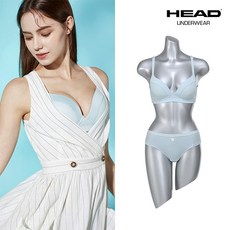헤드 TOP 헤드언더웨어 여성 썸머브리즈 브라팬티 2종 스파블루