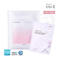 창원의봄 벚꽃 콜라겐 수분 진정 마스크팩, 10개