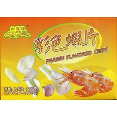 ruyee 루위 프론 맛 칩스 컬러드 새우 칩스 227 g 1 박스, 227g, 227g