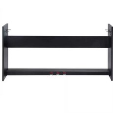 야마하 호환 전자 피아노 거치대 선반 페달3개 나무 프레임 블랙P48P105P115삼단나무프레임, 1개, 20.블랙-P225무선금속-3페달