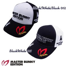 마스터 바니 에디션 10주년 기념 골프 모자 남성 여성 공용 볼캡 캡모자 남여공용 블랙 화이트, 블랙 화이트 블랙