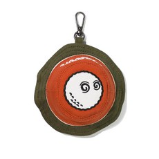 (국내매장판) 말본 골프 버킷 햇 볼 케이스 ORANGE BUCKET HAT BALL CASE,