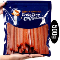 수제명가 연어져키500g, 연어스틱형500g