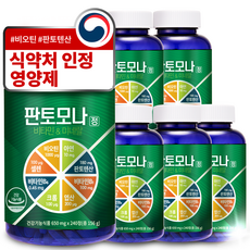 판토모나 최적 배합 비오틴 맥주효모 엽산 아연 판토텐산 셀레늄 영양제, 240정, 6개