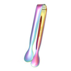 디저트집게 빵 주방 도구 바텐더 커피 스틸 클립 바 큐브 파티 클램프 바비큐 작은 스테인레스 아이스 설탕 도구 음식 고기 집게, Color, 1개