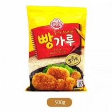 오뚜기 빵가루 500g 튀김 돈가스 핫도그 요리 가루, 단일상품