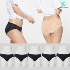 보디가드 여성 에센셜 DAILY 노라인 햄팬티 블랙 5종