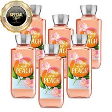 배쓰앤바디웍스 시그니처 컬렉션 프리티 애즈 어 피치 샤워 겔 바디 워시 295ml, 수량: 6　　　　　(상품코드916p)