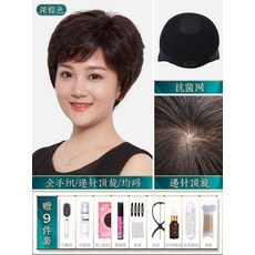 중년남자전체가발인모