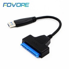 어댑터 SATA III USB3.0 케이블 외장형 하드 드라이브 USB 직렬 ATA 22pin 변환기 2.5 "HDD/SSD 용 UASP 장착 하드 디스크|추가 카드|, 1개, 단일, 단일