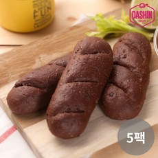 [주문 후 제빵] 통밀당 천연발효 통밀카카오빵 130g(2개입) / 아르토스베이커리 비건빵, 5개, 130g