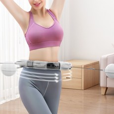 [이지훌라핏] EZ 훌라후프 홈트 실내 전신 다이어트 지압 마사지 뱃살 복부관리 훌라우프 홈트레이닝 운동기구