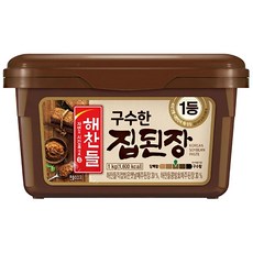 해찬들 구수한 가정식 집된장, 1kg, 4개