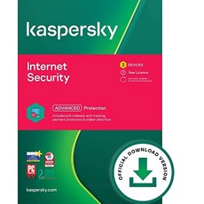 [미국] 564810 Kaspersky Internet Security 2020 | 3 Devices | 1 Year [Download], 단일상품