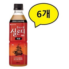 롯데칠성 실론티 제로, 500ml, 6...