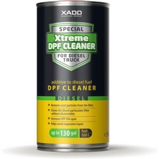 중장비 디젤 엔진용 XADO Xtreme DPF 클리너 - 디젤 미립자 필터 복원기 첨가제 - 연료 탱크 최대 130Gal, 1개